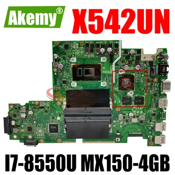Akemy X542UN Notebook základná doska pre ASUS VivoBook 15 FL8000UN V587UN X542UR X542UQ X542U pôvodnej doske I7-8550U MX150-4GB