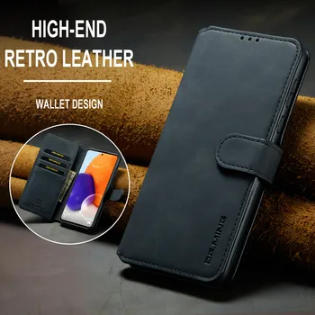 Anti-Pot Business Flip Kožené Peňaženky obal pre Samsung Galaxy A73 5G A33 A53 A13 73 53 33 Non-Slip Luxusné Módne Kryt