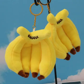 realistický nová zábavná Simulácia banán prívesok kvalitné zdobia Nádherné Upokojujúci Bábika christmase narodeniny pár darček